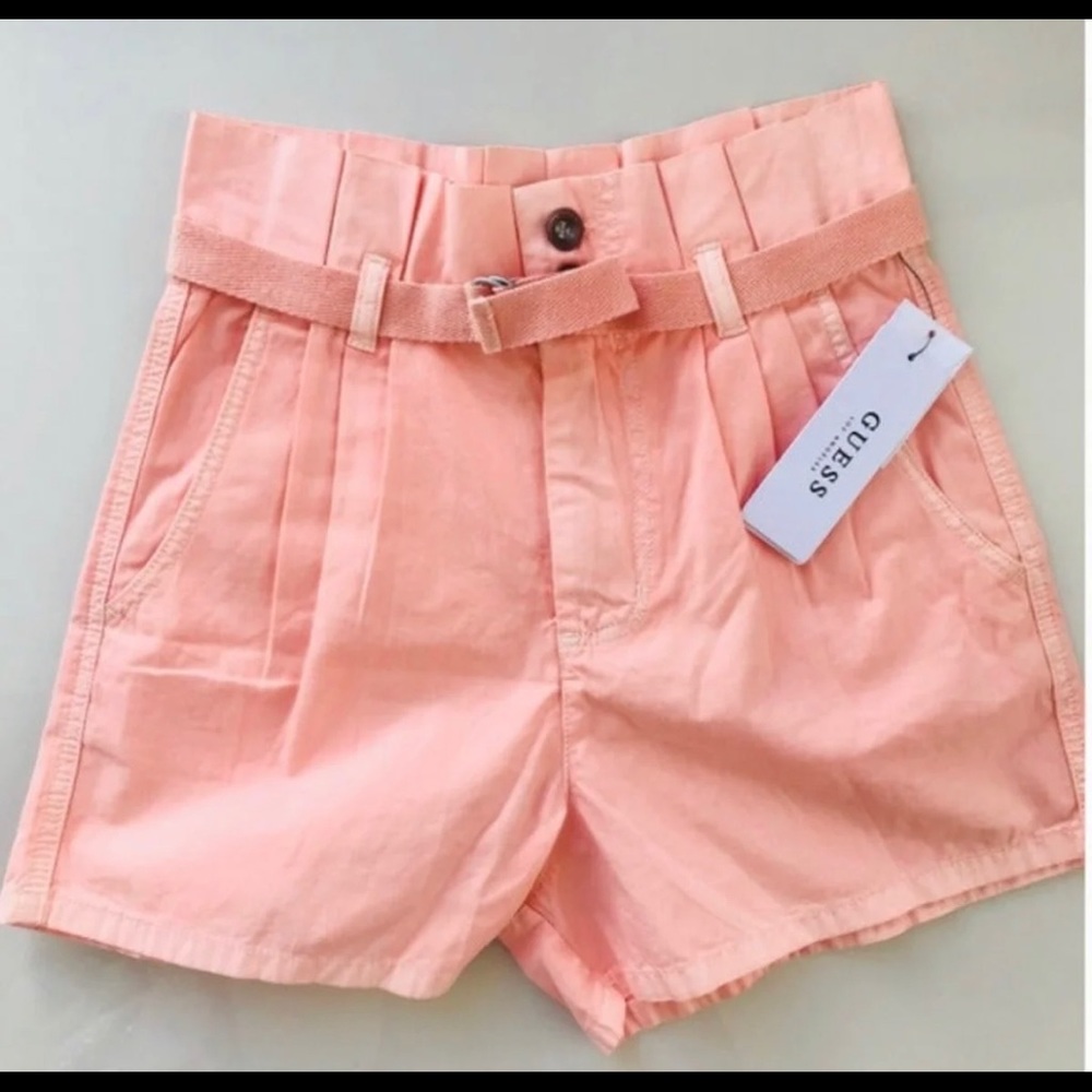 Paperbag high waisted shorts